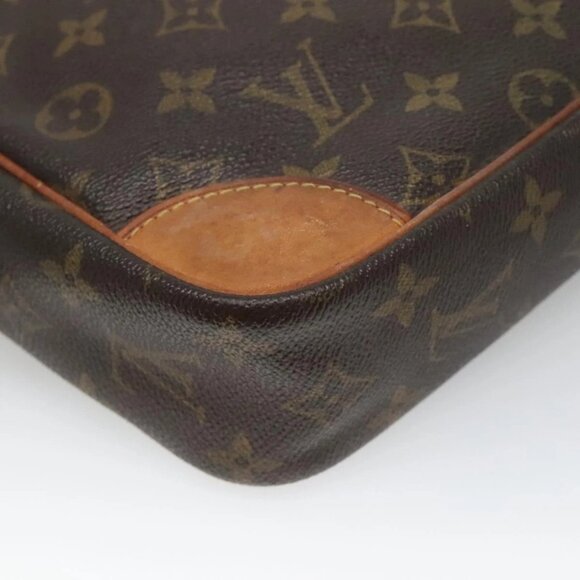 LOUIS VUITTON Monogram Compiegne 28 Clutch Bag M51845 LV Auth 120299 - Picture 4 of 16